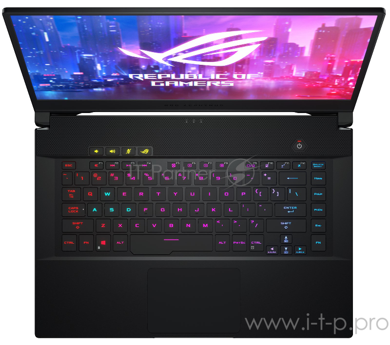ASUS ROG GU502GU Intel i7-9750H/16Gb/512Gb SSD/NO ODD/15.6 FHD IPS Anti glare 144Hz/NVIDIA GeForce GTX 1660Ti 6Gb GDDR6/Camera/Wi-Fi/No OS Brushed Bl