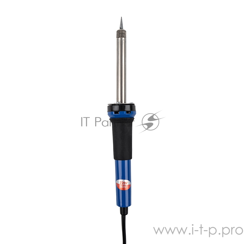 Набор для пайки №11 (паяльник 30Вт подставка губка для удаления припоя канифоль припой) Rexant 12-0165