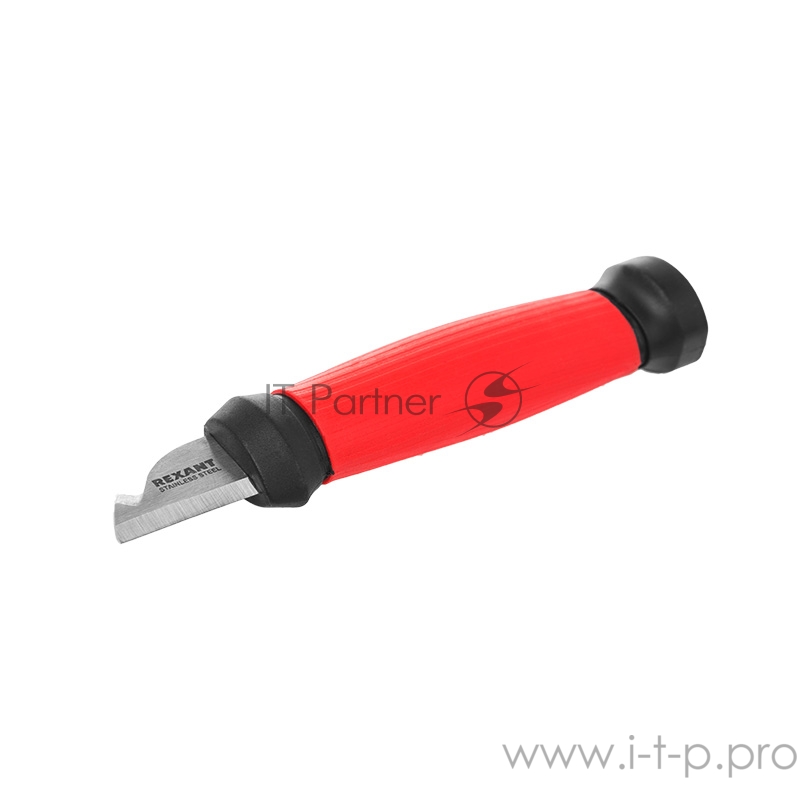Нож монтажника нержавеющая сталь двухсторонняя заточка лезвие 33мм Rexant 12-4931