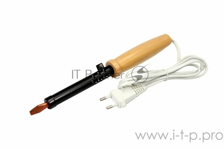 Паяльник ЭПСН 220В 80Вт дерев. ручка ПД Rexant 12-0280