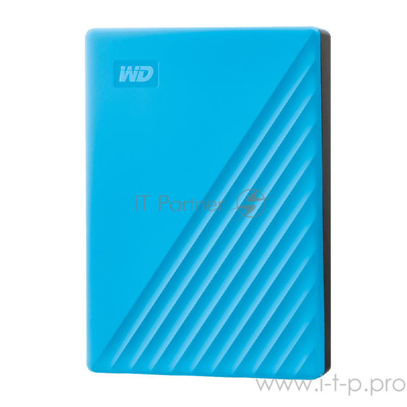Жесткий диск WD Original USB 3.0 4Tb WDBPKJ0040BBL-WESN My Passport 2.5 голубой