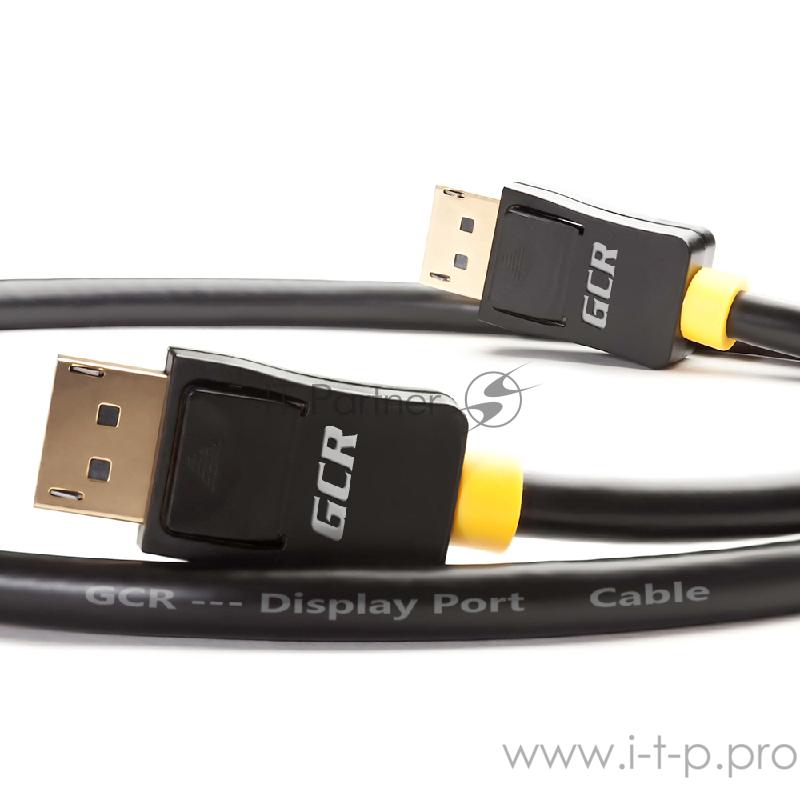 Greenconnect Кабель PROF 15.0m DisplayPort v1.2, 20M/20M, черный, 28/26 AWG, GCR-50556 Greenconnect Кабель PROF 15.0m DisplayPort v1.2, 20M/20M, черный, 28/26 AWG, GCR-50556