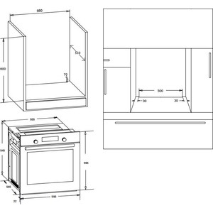 Электрический духовой шкаф KORTING OKB 691 CSX