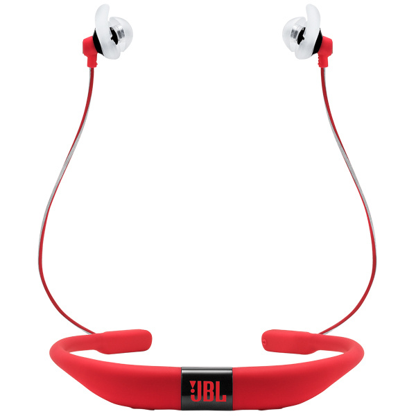 Гарнитура вкладыши JBL Reflect Fit красный беспроводные bluetooth (нашейный держатель)