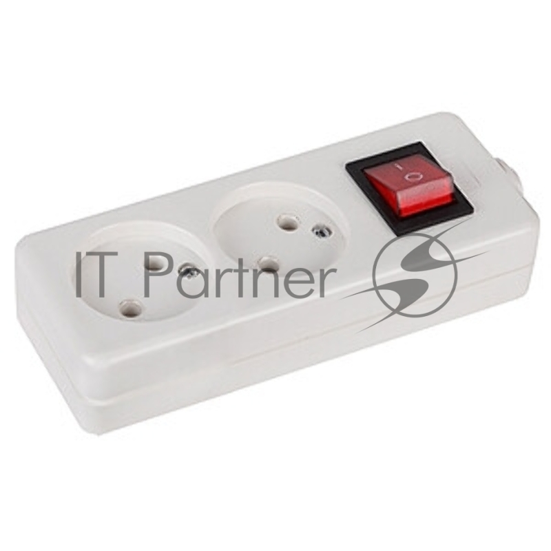 Колодка ЭРА Б0003475 K-2s 2гн без зазeмл с выкл 10/40/1600