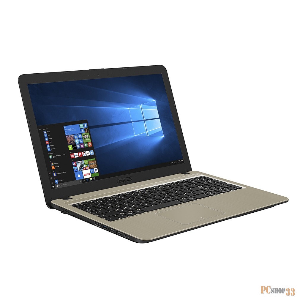 Ноутбук Asus VivoBook X540MA-GQ010T Pentium Silver N5000/4Gb/500Gb/Intel UHD Graphics 605/15.6/HD (1366x768)/Windows 10/black/WiFi/BT/Cam