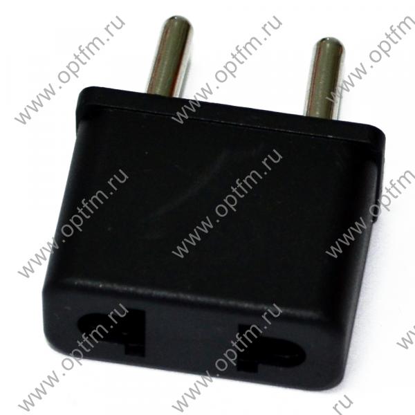 Переходник для евророзетки черный