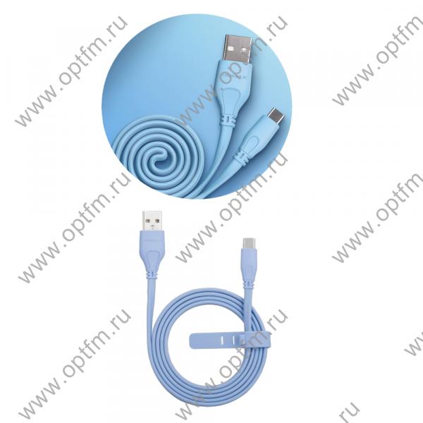 Кабель USB - TYPE-C MOMAX DTA7B, голубой