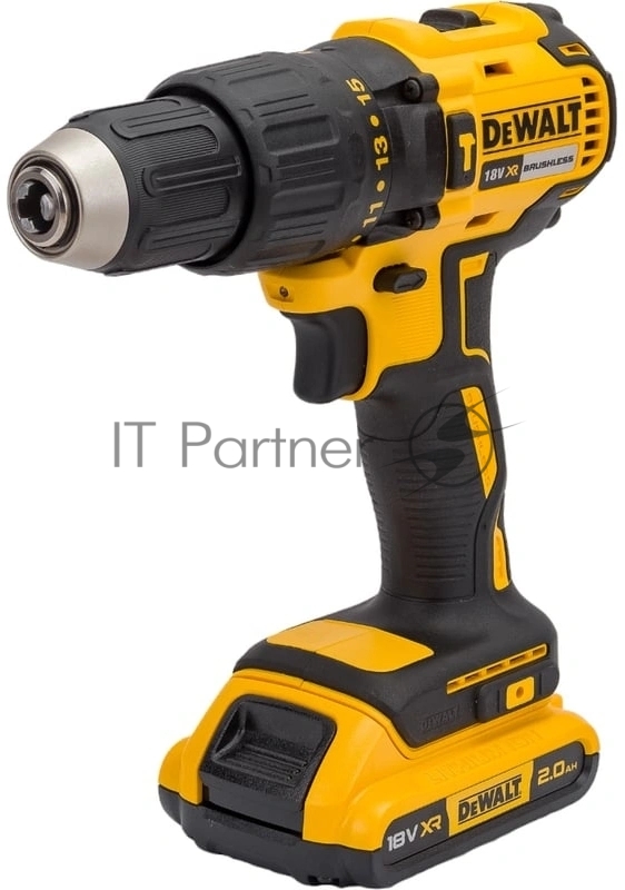 Дрель Dewalt Акку. удар. бесщеточная, 18В, 2 б DCD778D2T-QW