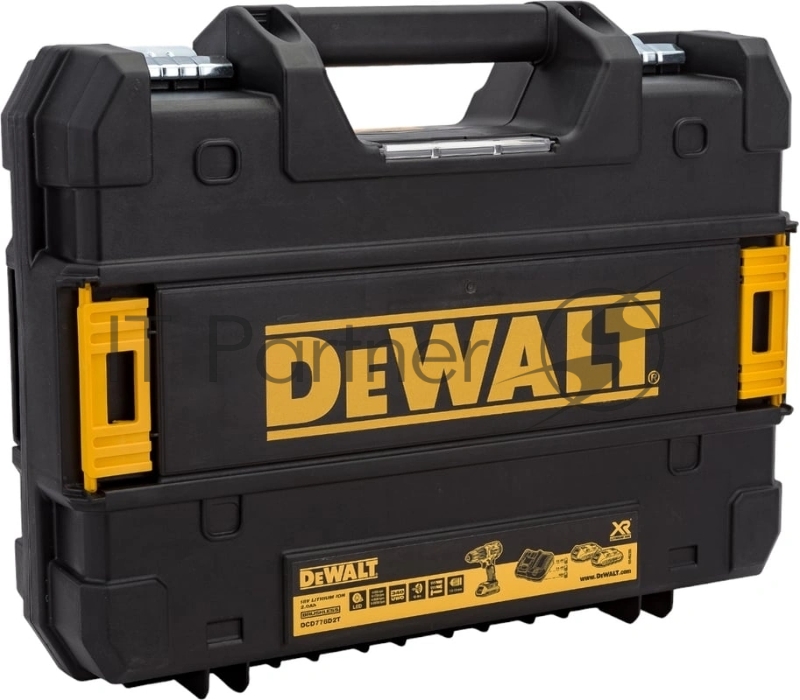 Дрель Dewalt Акку. удар. бесщеточная, 18В, 2 б DCD778D2T-QW