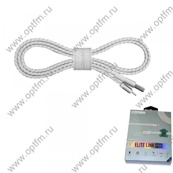Кабель USB - Apple 8pin/lightning MOMAX DL2W, белый