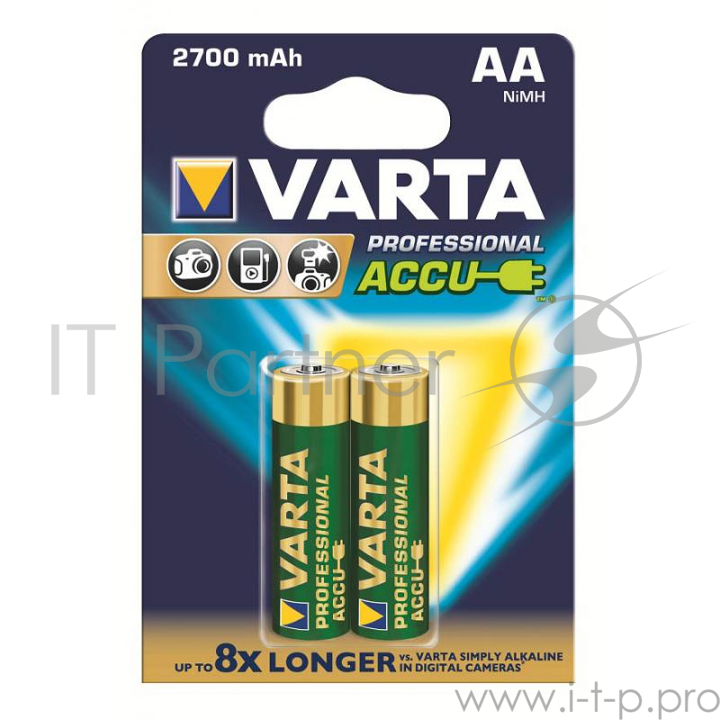 Аккумуляторы VARTA AA 2700мАч (рус) бл.2