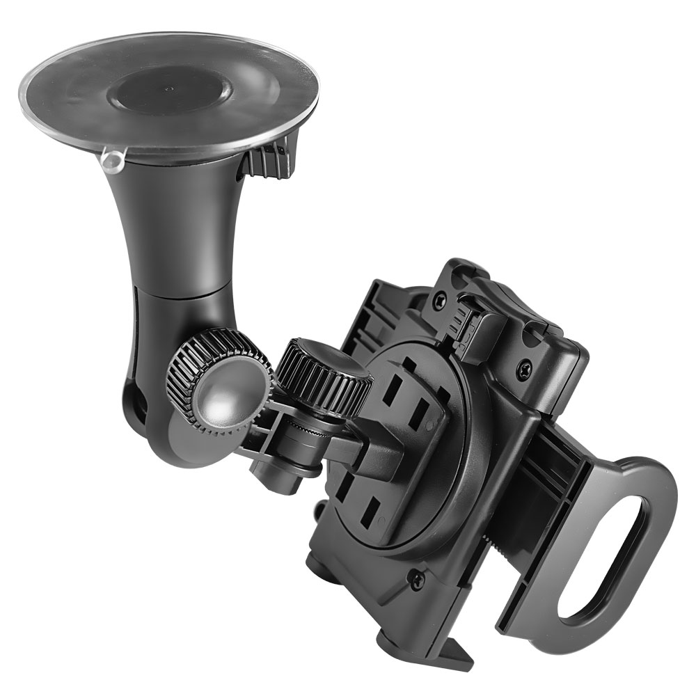 Универсальный Автомобильный Держатель Ginzzu GH-582 шириной от 50 до 115 мм, 3 вида крепления: на ло