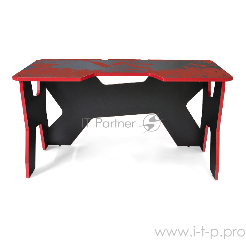 Generic Comfort Gamer2/VS/NR Игровой стол чёрно-красный (ЛДСП Е1,150 x 90 x 75)