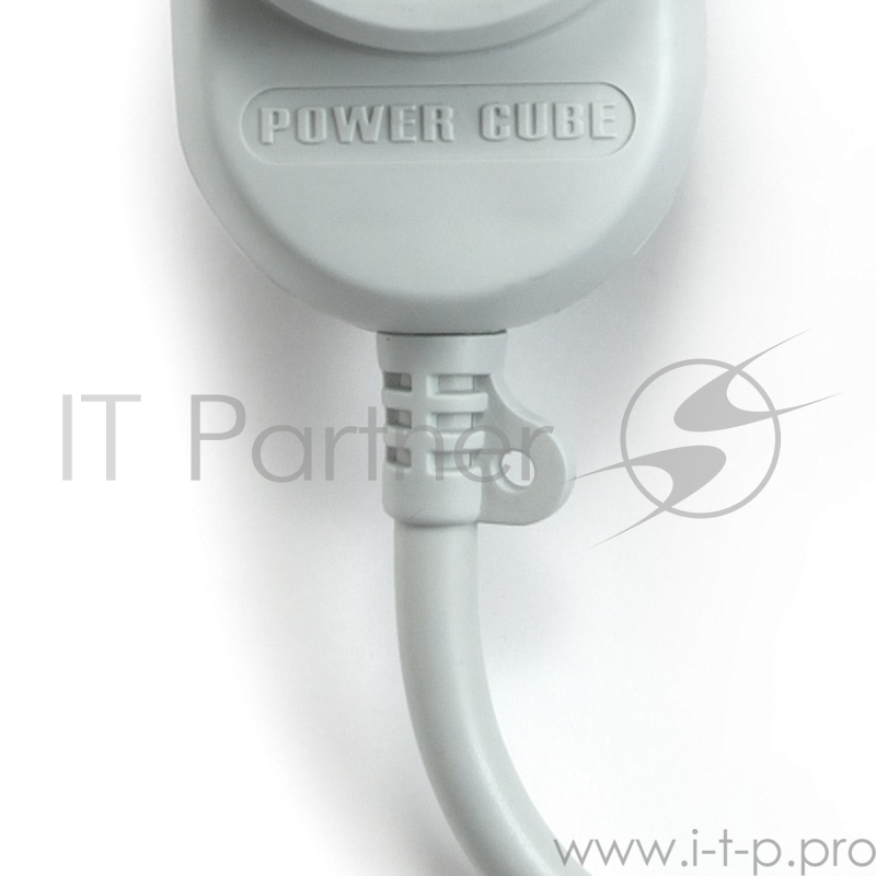 Бытовой удлинитель PowerCube, 3+2 розетки, 3500 Вт, 16 А, 3.0 м