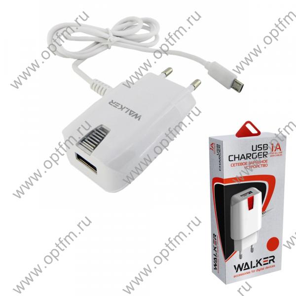 СЗУ (Micro USB) 1A WALKER WH-12 белый