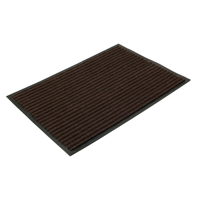 Коврик влаговп-щий VORTEX 22078 ребристый 40*60, коричневый