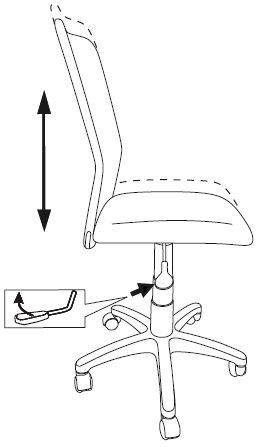 Кресло детское Бюрократ KD-9/WH/TW-18 салатовый TW-03А TW-18 сетка/ткань (пластик белый)