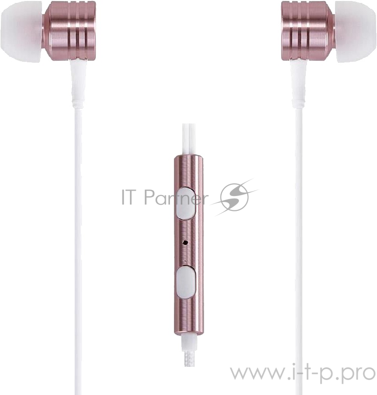 Наушники 1MORE E1003-Rose Gold вставные ( затычки) с микрофоном,20 - 20000 Гц,98 дБ,32 Ом,5 мВт,mini jack 3.5 mm