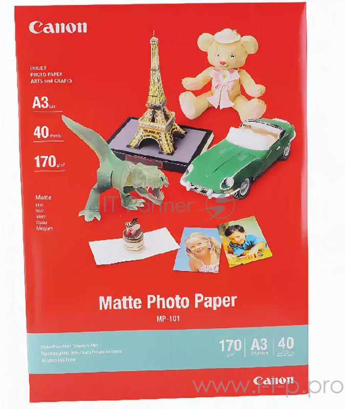 Фотобумага CANON Матовая MP-101 A3, 170г/м2 40 л.