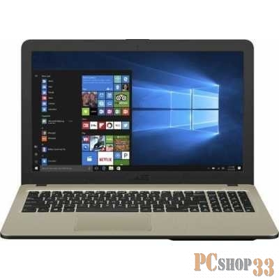 Ноутбук Asus VivoBook A540UB-DM1668T Core i3 7020U/6Gb/SSD256Gb/nVidia GeForce Mx110 2Gb/15.6/FHD (1920x1080)/Windows 10/black/WiFi/BT/Cam