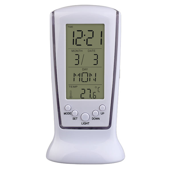 Perfeo Часы-будильник Pillar, (PF-S2065) время, температура
