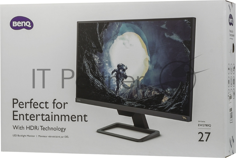 Монитор BENQ 27 EW2780Q IPS LED 2560x1440 60Hz 16:9 350 cd/m2 5ms(GtG) 20M:1 1000:1 178/178 2*HDMI1.4 DP1.2 2*Speaker5W Tilt Metallic-Grey-Black