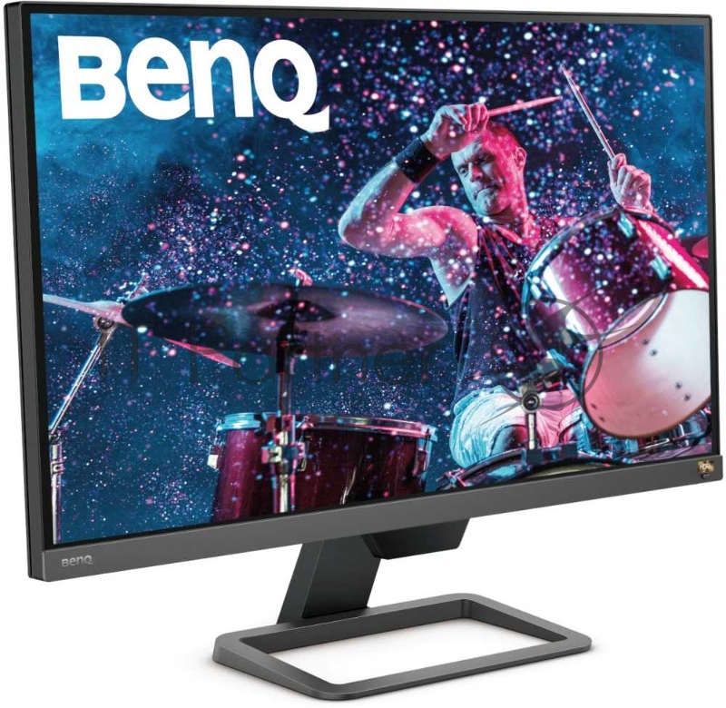 Монитор BENQ 27 EW2780Q IPS LED 2560x1440 60Hz 16:9 350 cd/m2 5ms(GtG) 20M:1 1000:1 178/178 2*HDMI1.4 DP1.2 2*Speaker5W Tilt Metallic-Grey-Black