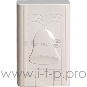 Звонок проводной Гонг электромеханич. гонг два удара 220В 80-90дБА свет. беж. Тритон ГН-01С