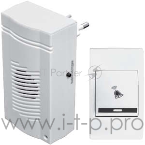 Звонок беспроводной Комфорт 32 мел. 100м блок звонка вставляется в электрич. розетку 220В Тритон КМ-01С