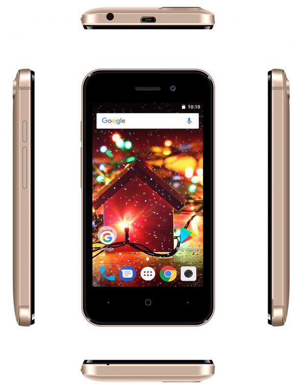 Смартфон Digma HIT Q401 золотистый
