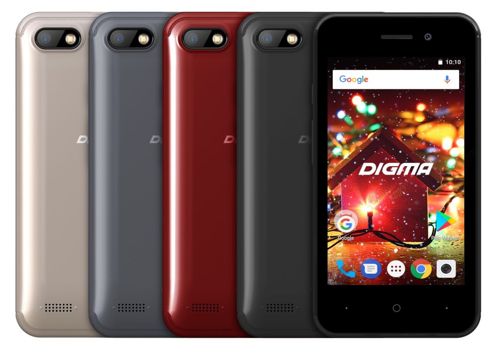 Смартфон Digma HIT Q401 красный