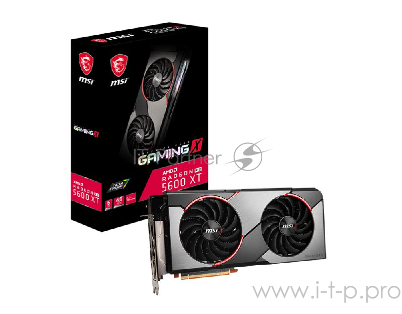 Видеокарта MSI PCI-E 4.0 RX 5600 XT GAMING X AMD Radeon RX 5600XT 6144Mb 192bit GDDR6 1235/12000/HDMIx1/DPx3/HDCP Ret