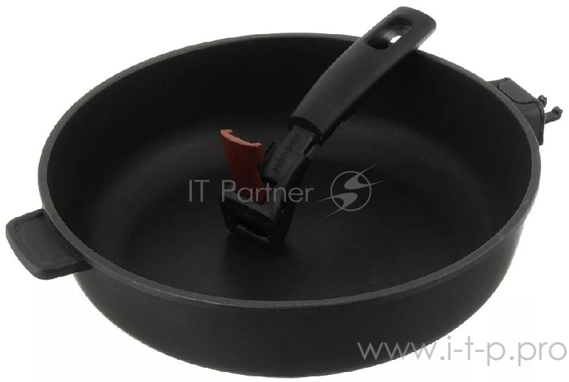 Глубокая сковорода с антипригарным покрытием и съёмной ручкой, 28 см, NADOBA, серия VILMA