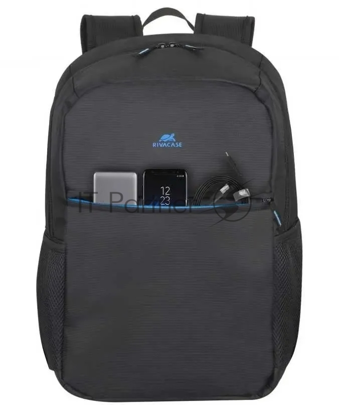Рюкзак для ноутбука 17.3 Riva 8069 черный полиэстер