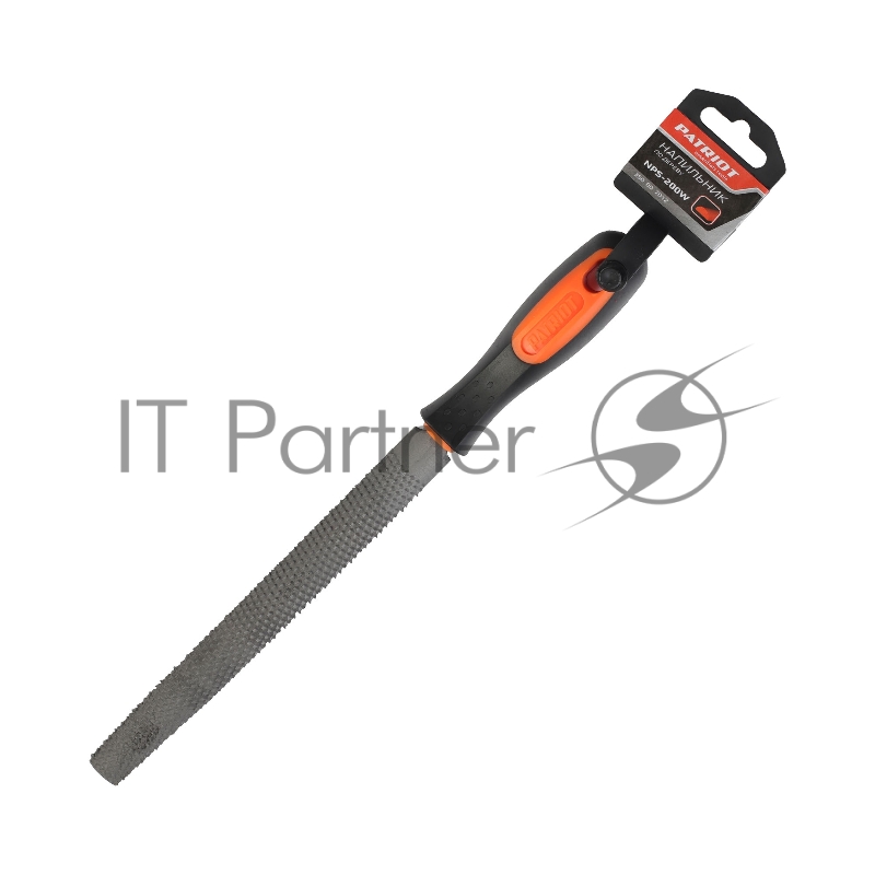 Напильник PATRIOT NPS-200W полукруглый по дереву 200мм