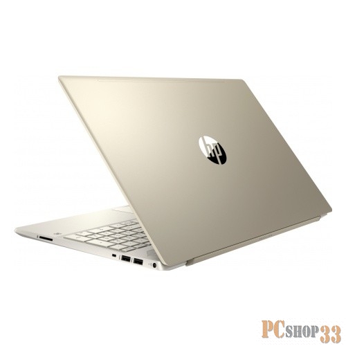 Ноутбук 15.6 FHD HP Pavilion 15-cs2019ur gold (Core i3 8145U/4Gb/256Gb SSD/noDVD/VGA int/W10) (6SQ16EA)