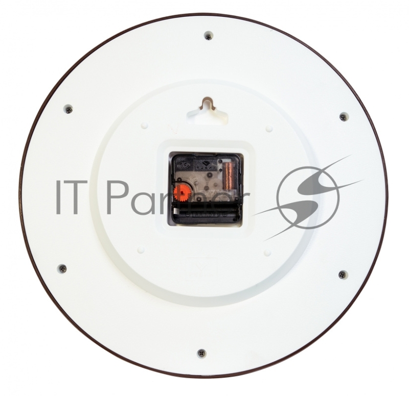 Часы настенные аналоговые Бюрократ WallC-R63P коричневый