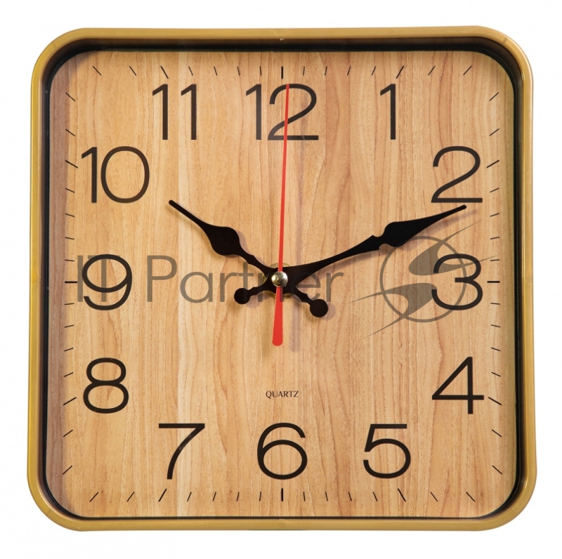 Часы настенные аналоговые Бюрократ WallC-S62P бежевый