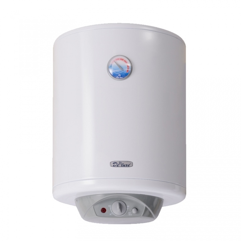 Водонагреватель DeLuxe 9W50Н1 1.5 кВт. 50 л. электрический накопительный, белый