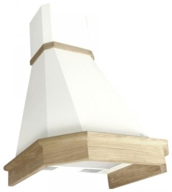 Вытяжка Elikor Камин Грань 60П-650-П3Л бежевый/дуб неокрашенный