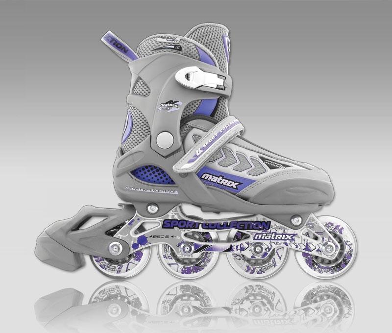 Роликовые коньки MATRIX DELUX фиолетовые (6) 27-30 РРЦ: 4167р.