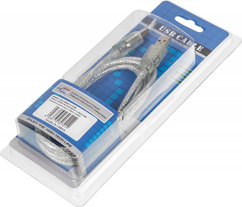 Кабель USB2.0 Ningbo USB A (m)/USB B (m) 1.8м