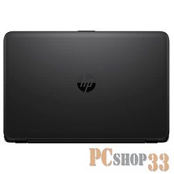 Ноутбук HP 15-ay577ur Celeron N3060/4Gb/SSD128Gb/Intel HD Graphics 400/15.6/HD (1366x768)/Free DOS/black/WiFi/BT/Cam