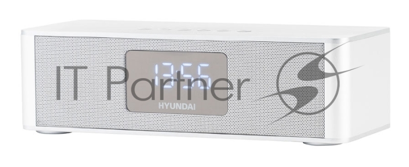 Радиобудильник Hyundai H-RCL360 белый LCD подсв:белая часы:цифровые FM