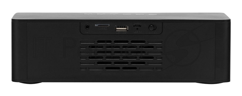 Радиобудильник Hyundai H-RCL340 черный LCD подсв:красная часы:цифровые FM