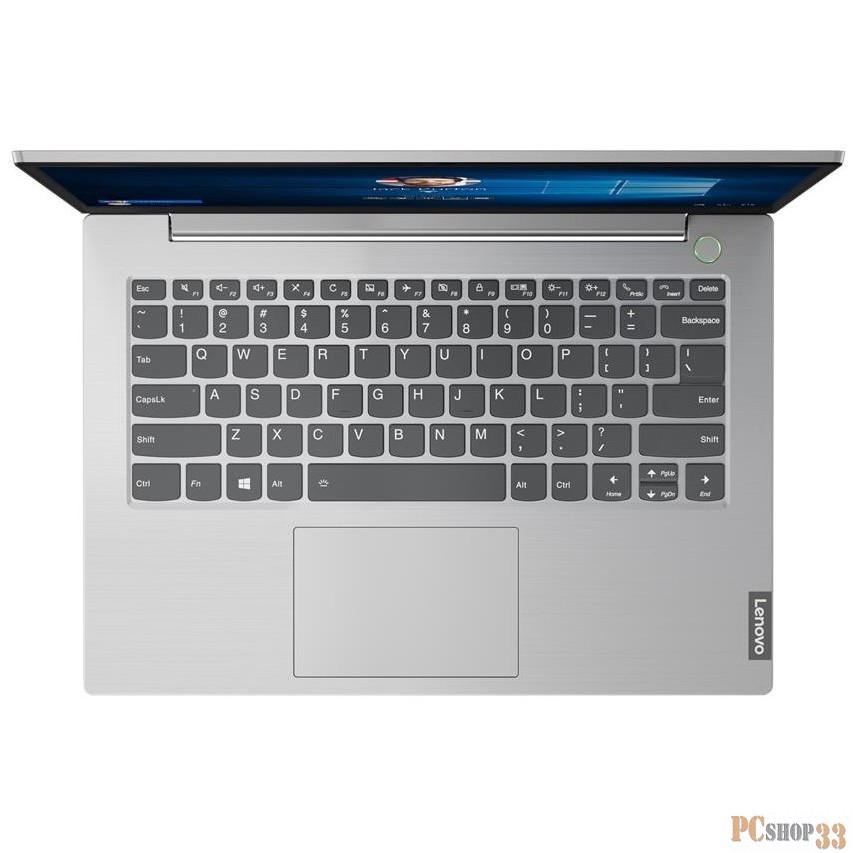 Ноутбук Lenovo Thinkbook 14-IML Core i5 10210U/8Gb/SSD128Gb/Intel UHD Graphics/14/TN/FHD (1920x1080)/Free DOS/grey/WiFi/BT/Cam
