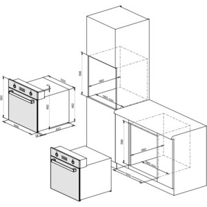 Встраиваемая электрическая духовка Weissgauff EOV 29 PDW