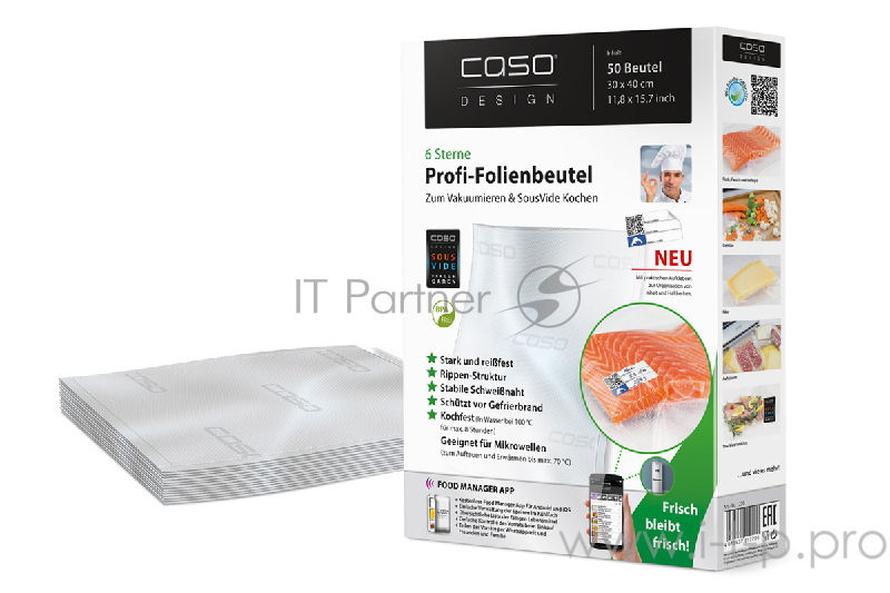 Пакеты д/вак. упак. CASO VC 30*40