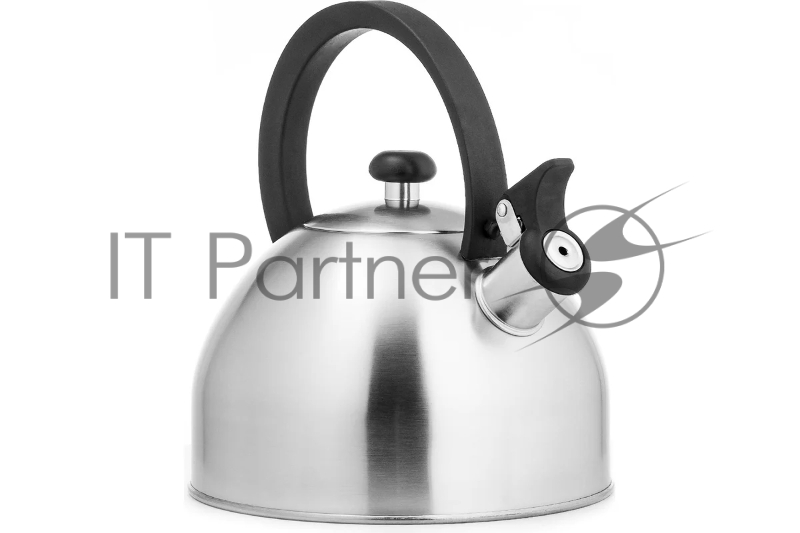 Чайник для плиты LARA LR00-65, нержавейка, матовый, 2,5 л, индукце капс дно, нейлон.ручка